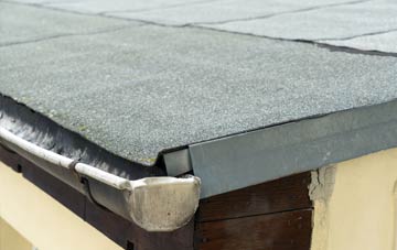repair or replace Ducks Island flat roofing?